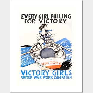 Victory Girls United War Work Campaign (1918) Posters and Art